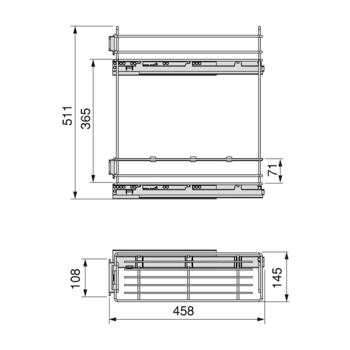 COS JOLLY pentru corp 200 mm gri antracit, 3814, newedge.ro