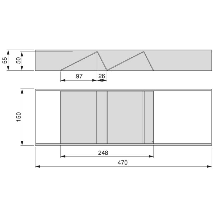 ORGANIZATOR SERTAR 150X470, 6239, newedge.ro