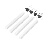 Set 4 picioare masa h710, 50×50 mm , material otel, culoare alb, 7660, newedge.ro