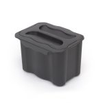 Cos de gunoi suspendat 1X5L, plastic, gri antracit, 3122, newedge.ro