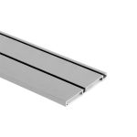 Sina inferioara cu clip Placard 74 pentru usa culisanta dressing, 2.35 ml aluminiu, 8519, newedge.ro