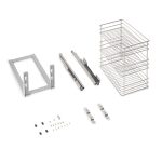 Suport culisant, corp 300mm, otel, cromat, 2693, newedge.ro