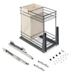 Suport culisant+cos paine, corp 300mm, otel, gri antracit, 2595, newedge.ro