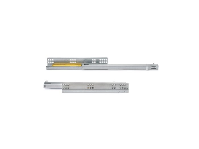 Glisiera sub sertar 490 mm, push to open, extractie partiala, 25kg, 6173, newedge.ro