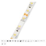 Banda LED Lynx Basic 4,8W/m IP20 (12V DC), 50m, lumina alba rece 6.000K, 7330, newedge.ro