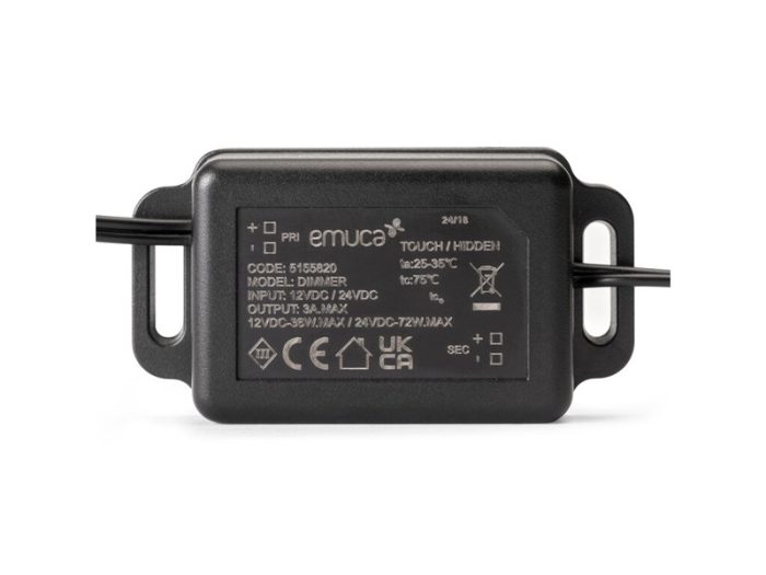 Senzor ascuns LED Smart touch/dimmer (touch) (12V DC) (24V DC), Negru, 6995, newedge.ro