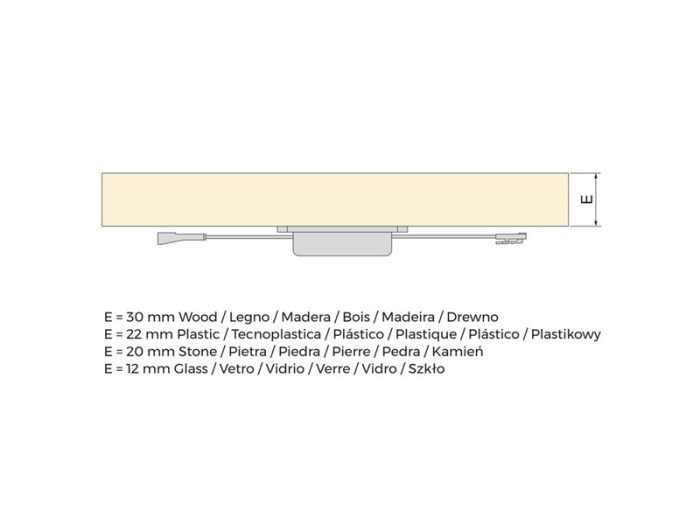 Senzor ascuns LED Smart touch/dimmer (touch) (12V DC) (24V DC), Negru, 27, newedge.ro