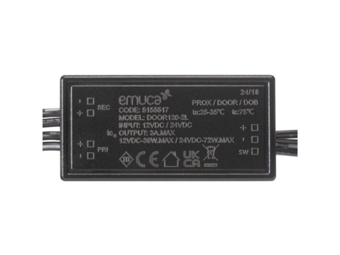 Senzor LED Smart Usa DUBLA (proximitate) (12V DC) (24V DC), negru, 7474, newedge.ro