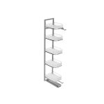Coloana Supra de usa extensibila cu balamale pentru dulapul de bucatarie, otel, cromat, 2685, newedge.ro