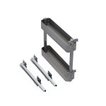 Cos Jolly Harmony 150 mm, H700 mm, extractie totala si amortizare, otel si lemn, stanga, 4750, newedge.ro