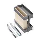 Cos Jolly si cos paine Harmony 300 mm, H700 mm,extractie totala si amortizare, otel si lemn, stanga, 8573, newedge.ro