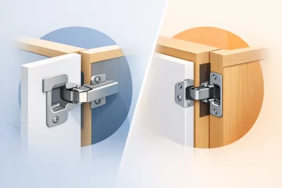 Balamale aplicate vs încadrate pentru mobilier